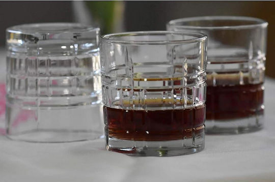 Gurallar Set Brillen Whiskey aus Glas 325ml LVBRT43033F 6 Stück