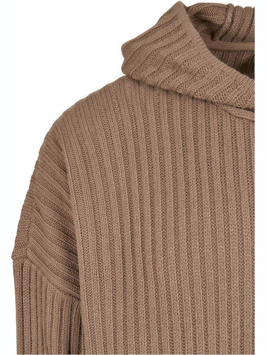 Langarm-Pullover Dark Khaki