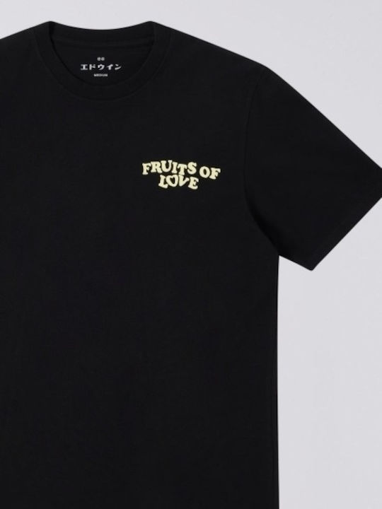 Fruits Love T-shirt Μαύρο