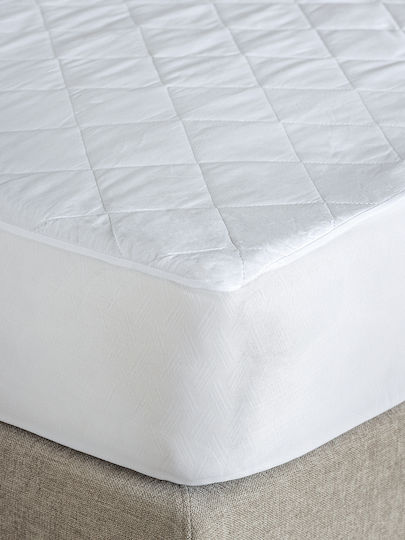 Palamaiki Protective Cover Double Waterproof with Skirt White Comfort White 150x200+35cm