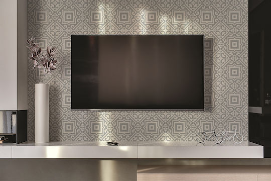 Vinyl Wall Panel Modern Decoration Geometric Patterns 100x50 Cm