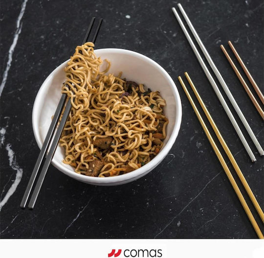 Comas Chopsticks Ξύλινα Μαύρα 2τμχ