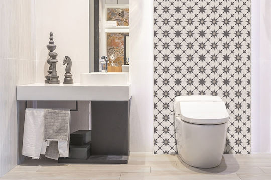Vinyl Wall Panel Sticker Kitchen or Bathroom Little Stars 100x50 Cm