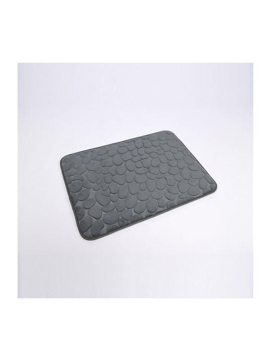 Inter Ceramic Πατάκι Μπάνιου Memory Foam 182BM Γκρι