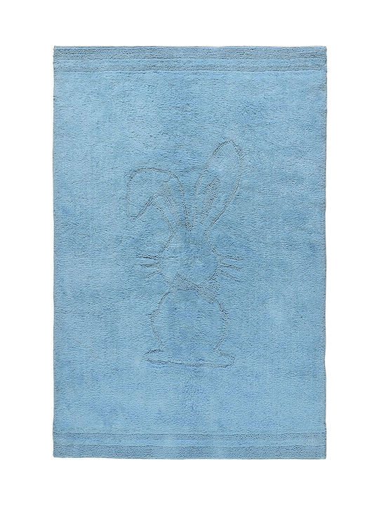 Beauty Home Παιδικό Χαλί Βαμβακερό Μπλε 120x180cm