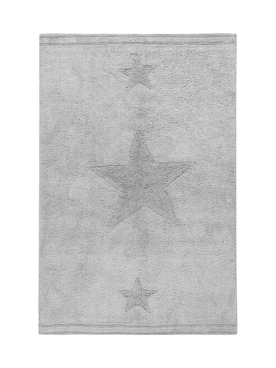 Beauty Home Παιδικό Χαλί Βαμβακερό Γκρι 100x150cm