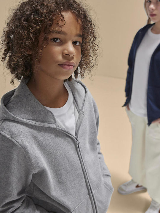 Kinder-Sweatshirt mit Kapuze Navy