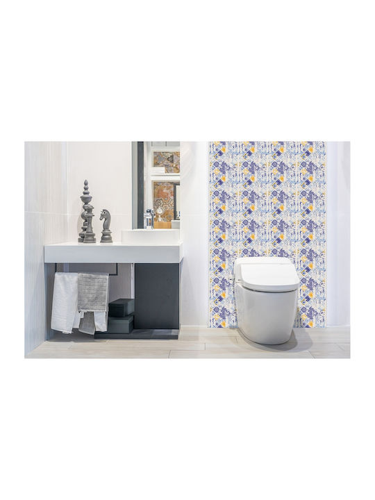Vinyl Wandsticker Innendekoration Retro Azulejos 100x50 cm