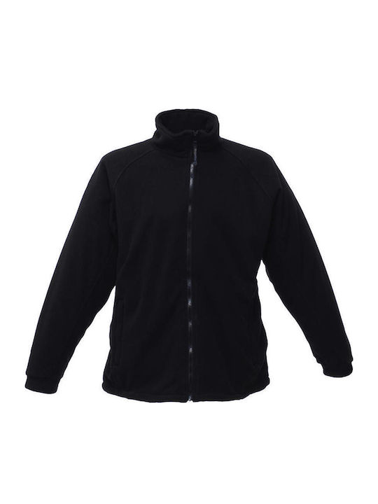Cardigan Fleece pentru Bărbați Black