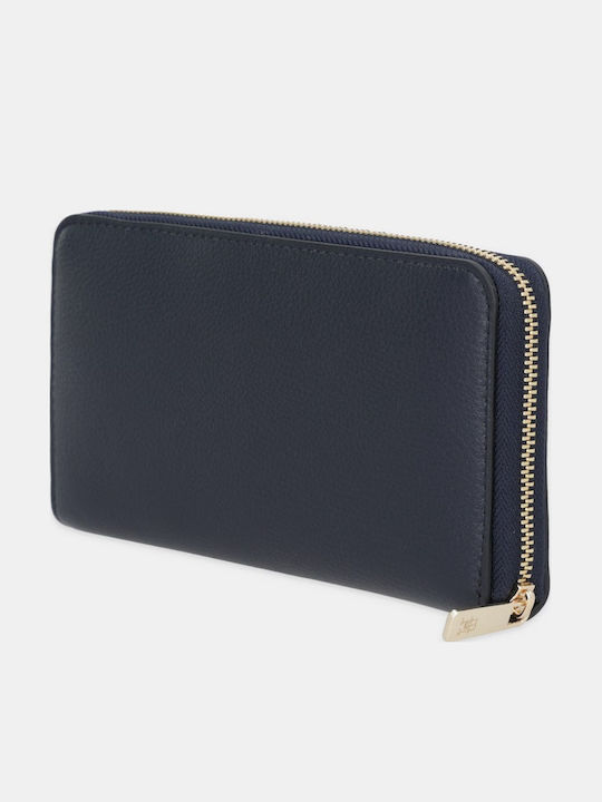Tommy Hilfiger Aw0aw18125 Large Women's Wallet Classic Navy Blue