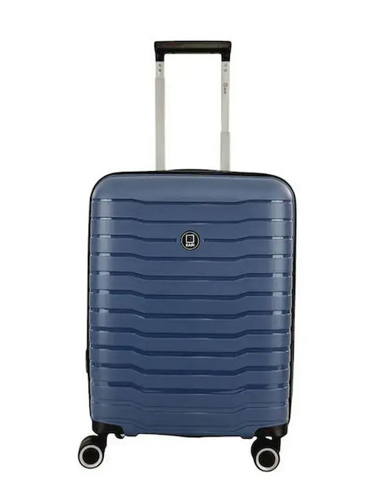 Rain Travel Suitcases Hard Blue with 4 Wheels Set of 3pcs RB80134-SET3-S-M-L-BLUE