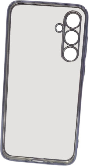 Naxius Plating Umschlag Rückseite Silikon Lila (Galaxy A35)