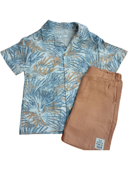 Комплект Зима 2бр Light blue-brown