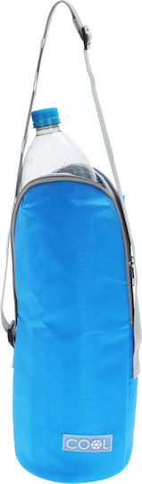 Excellent Houseware Insulated Bottle Bag Polyester 12x32 Cm 1.5 L Blue