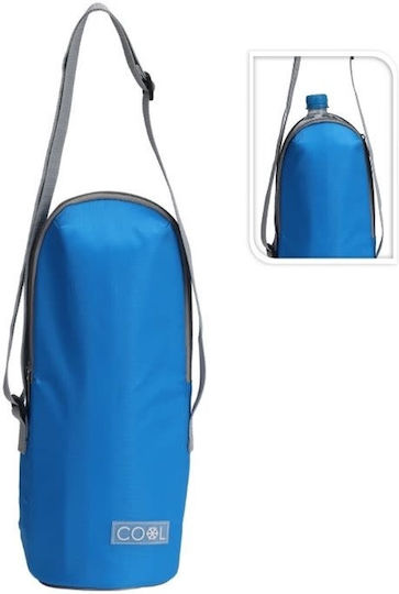 Excellent Houseware Insulated Bottle Bag Polyester 12x32 Cm 1.5 L Blue