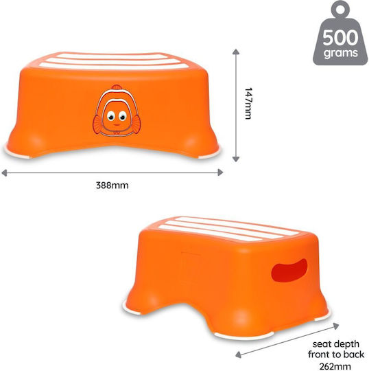 My Little Step Stool Помощно Стомпало За Баня Clownfish Mlss-cf