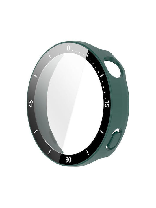 Пластмасов Калъф със Стъкло в Зелен цвят за Huawei Watch GT 6 41mm