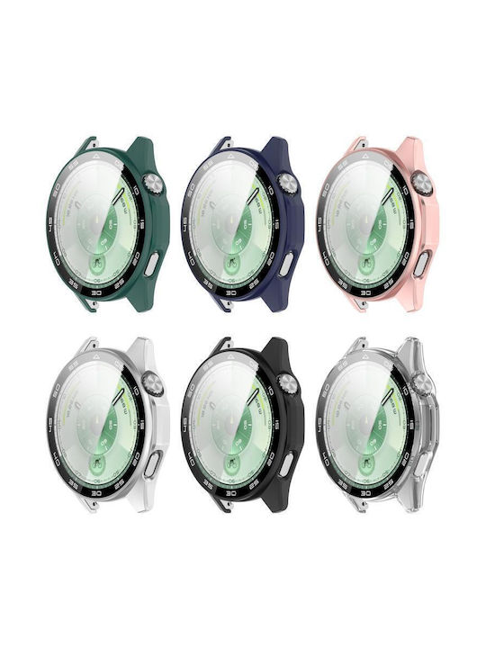 Plastic Case with Glass in Rose Gold color for Huawei Watch GT 6 41mm