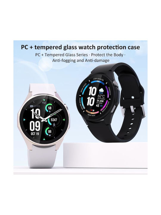 Пластмасов Калъф със Стъкло в Черен цвят за Huawei Watch GT 6 41mm