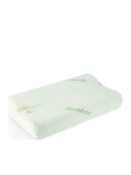 Bewello Bamboo Μαξιλάρι Ύπνου Memory Foam 30x50x10cm