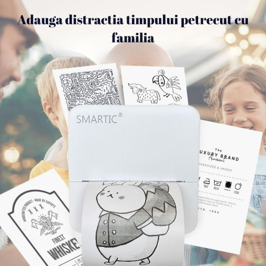 Smartic Θερμικός Εκτυπωτής Αποδείξεων Φορητός Bluetooth / USB