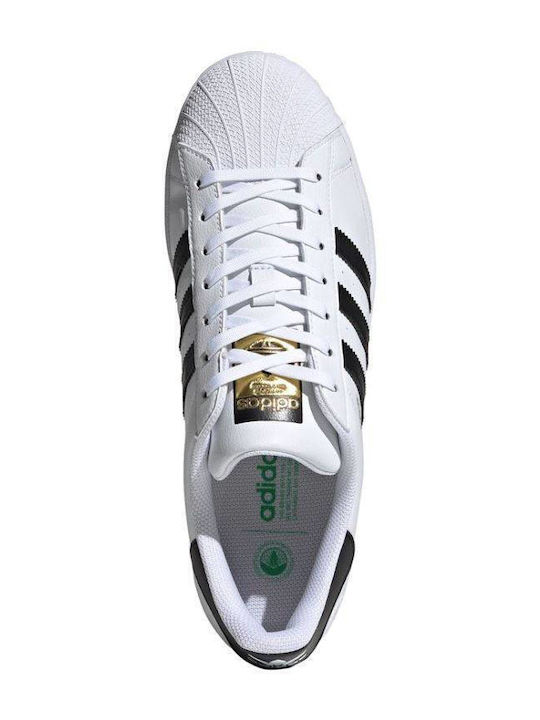 Adidași Vegan Superstar Alb Nor / Negru Core / Verde
