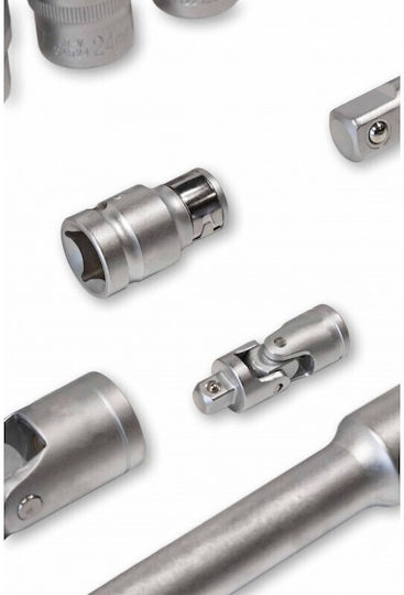 Rockforce Καστάνια με Καρυδάκια 1\4" & 1\2" 108τμχ