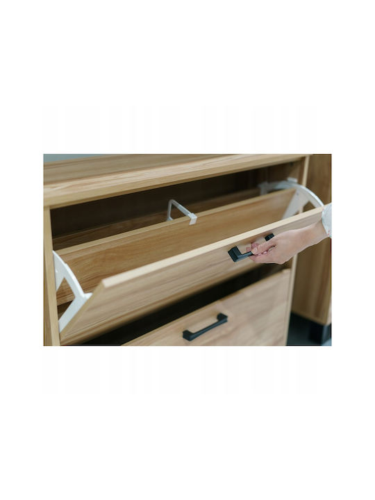 Mâner Mobilier din Metal Matt Black 136mm (Distanța între Centre 22mm) ZY12223QWS80 10buc