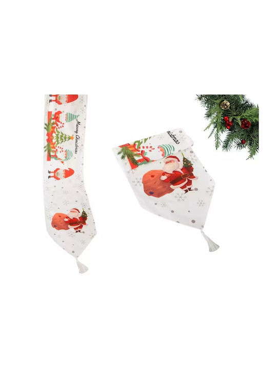 Verk Group Weihnachtlich Tischtuch Läufer Weiß L205xB35cm.