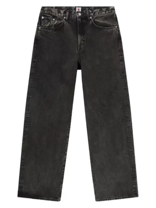 Wide Japan Men's Jeans Pants Mid Dark Used