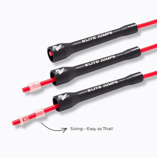 Coardă De Sărit 6 Mm Cablu Pvc Do Hard Things Elite Jumps Roz