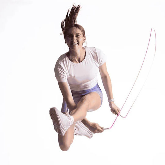 Coardă De Sărit 6 Mm Cablu Pvc Do Hard Things Elite Jumps Roz