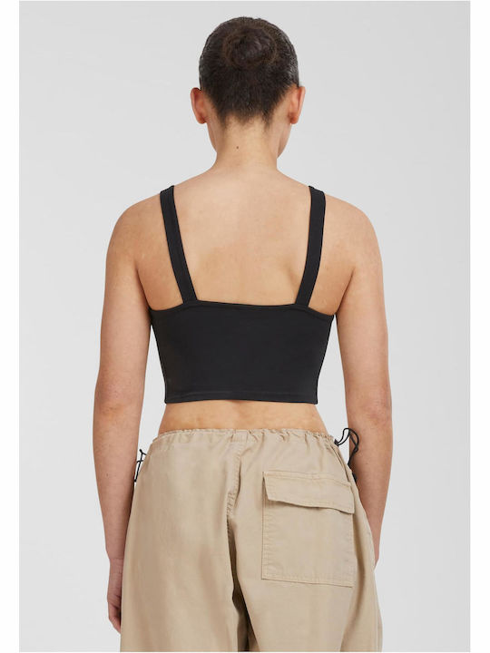 2 Pack Women's Summer Cotton Sleeveless Crop Top Black/White