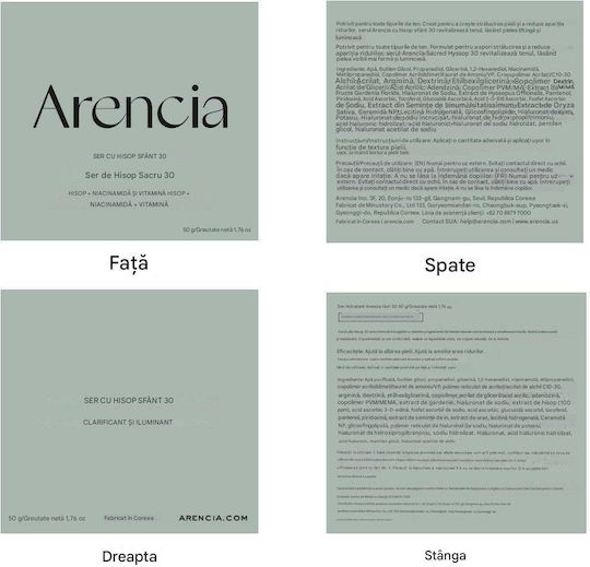 Arencia Mască Facială