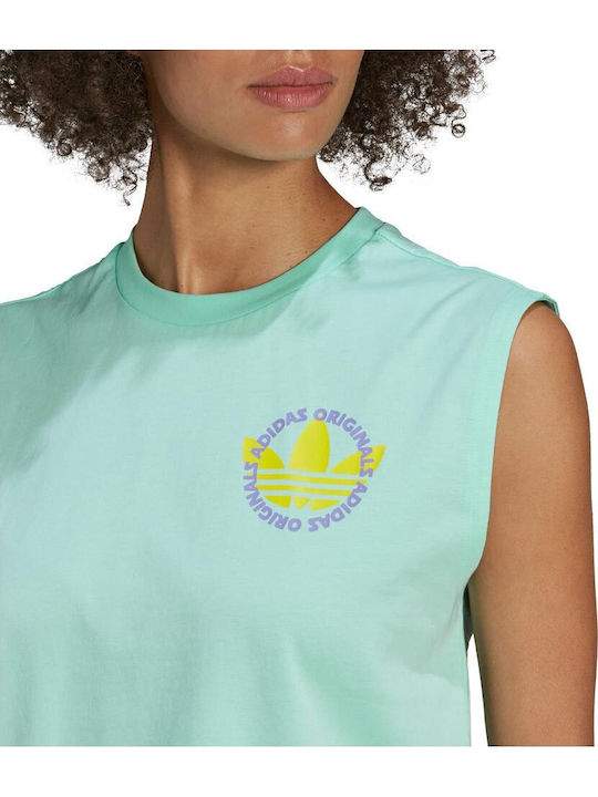 Summer Surf Γυναικείο Αθλητικό Crop Top Αμάνικο Pulmin