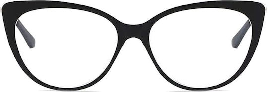 Techsuit Screen Protection Glasses Katzenauge in Schwarz Color