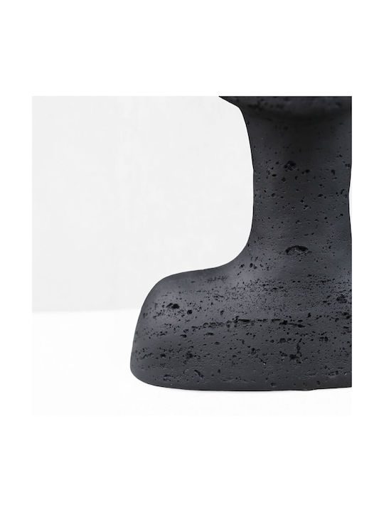 InTheBox Vază Decorativă Polirosină Negru 19x14x26cm 1buc