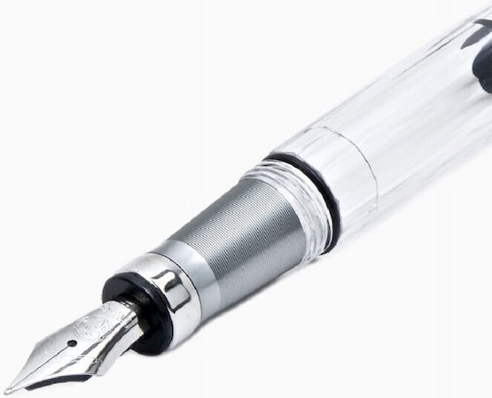 Twsbi Diamond 580 Al R Πένα Καλλιγραφίας Stub 1.1mm Ασημί
