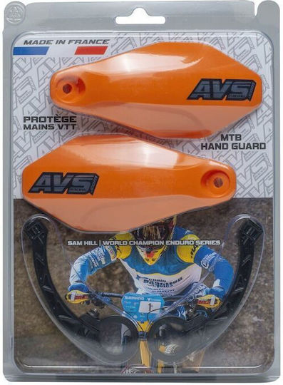 AVS Racing Motorrad Handschützer PM111 Orange
