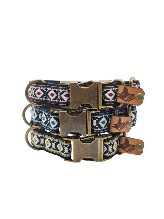 Hundehalsband Tribal Urban Verstellbares Stoffhalsband Bailu XSklein 22 34cm Breite 2cm Galazio Hundehalsband Tribal Urban Verstellbares Stoffhalsband Bailu XSklein 22 34cm Breite 2cm Galazio
