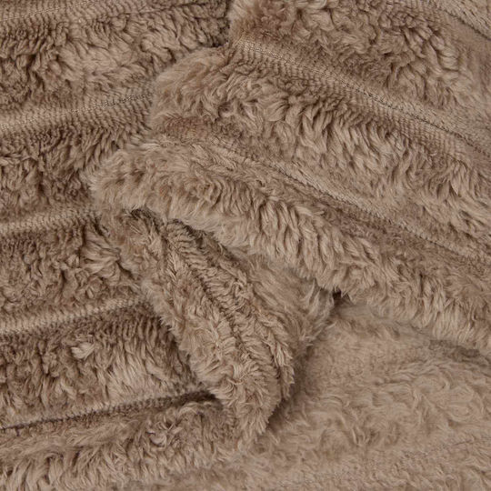 vidaXL Pătură Fleece King Size 270x240 cm Camelopardal