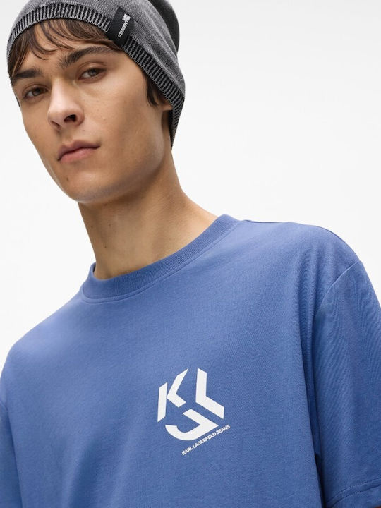 T-shirt Λευκο- Μπλε