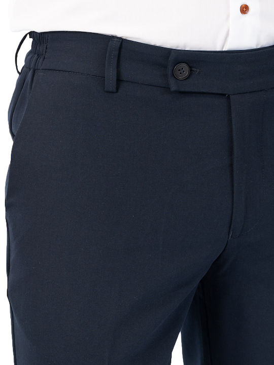 Herrenhosen Elastisch in Schlank Passform Blau