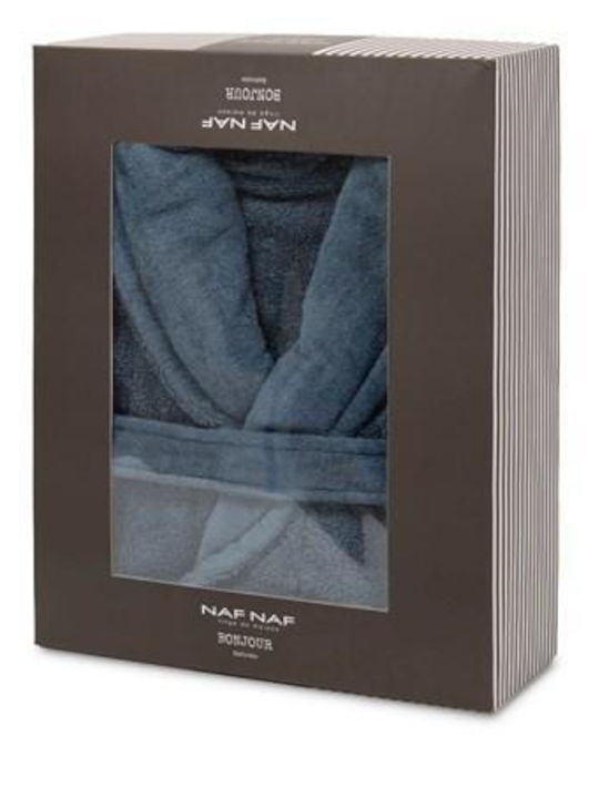 Naf Naf Bonjour Μπουρνούζι με Γιακά 450gr/m² Naf Naf Bonjour Μπουρνούζι με Γιακά 450gr/m²