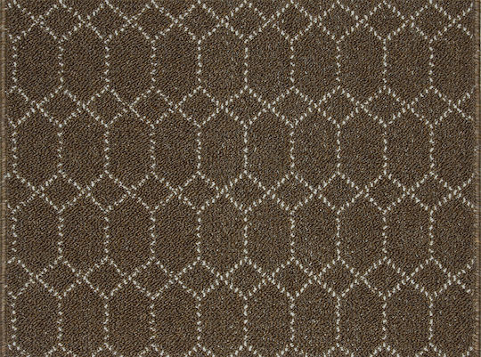 Nikotex Carpets Non-Slip Kitchen Runner Mat Belmont Brown-Beige 67x150