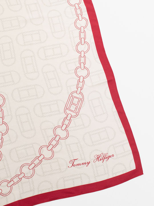 Tommy Hilfiger Women's Silk Scarf Beige