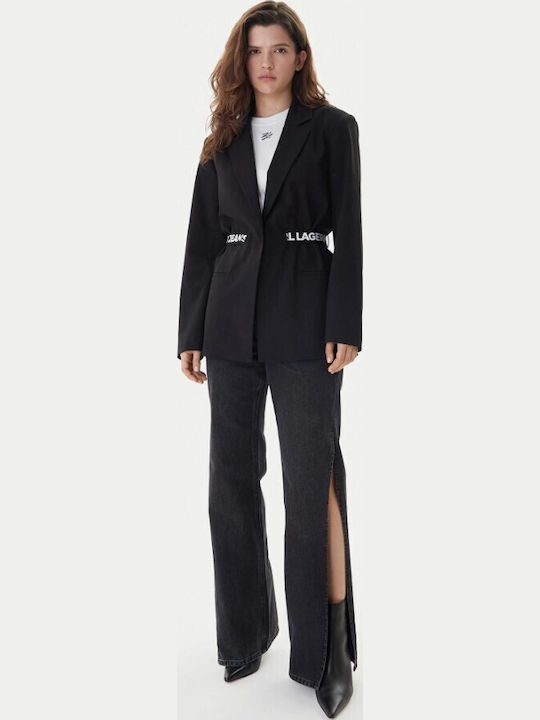Karl Lagerfeld Women's Blazer Black