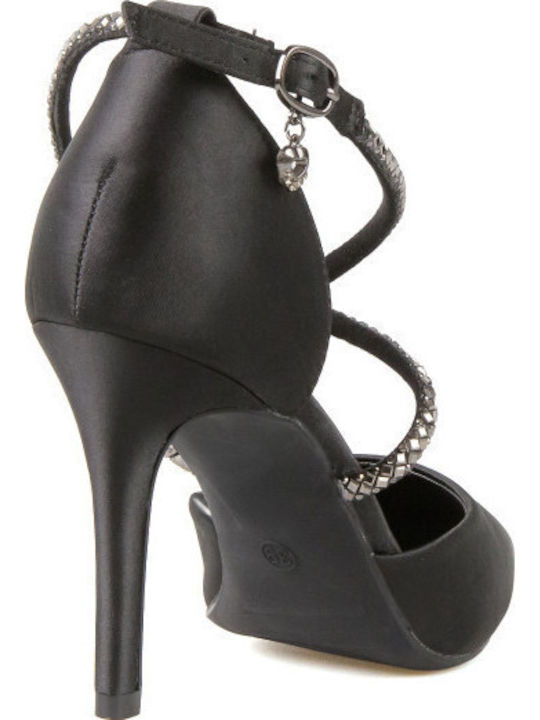 Black Heels with Strap