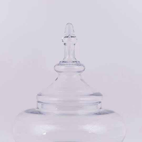Φοντανιέρα Sticlă cu Capac 35x35x29.8cm Transparentă Φοντανιέρα Sticlă cu Capac 35x35x29.8cm Transparentă