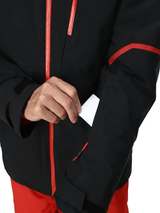 Spyder 38SA073516-BLK Männer Jacke aus für Ski & Snowboard Schwarz